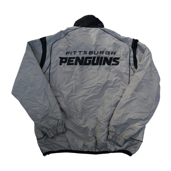 Pittsburgh Penguins Jacket Mens XL Carl Banks G-III Windbreaker - Picture 2 of 7